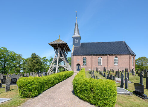 Kerk van Wijnjeterp in Friesland province,  The Netherlands
