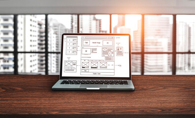 Website design software provide modish template for online retail business and e-commerce