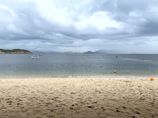 beach and sea located on the island of Cheung Chau, Hong Kong