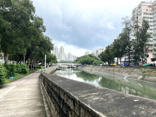 road in the countryside, Tai Po, Hong Kong