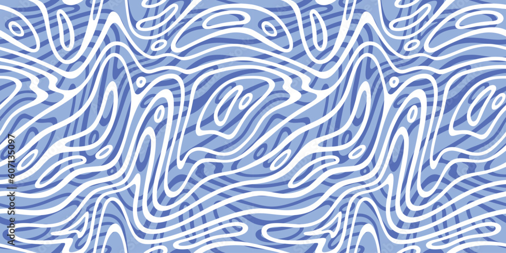 Poster water ripple texture. vector seamless pattern with waves. abstract illustration of water surface, ri