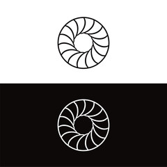 Circle vector logo template design