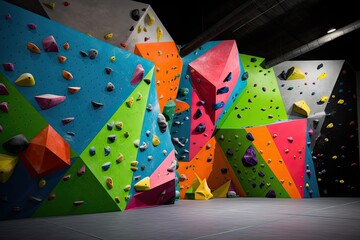 Bouldering wall