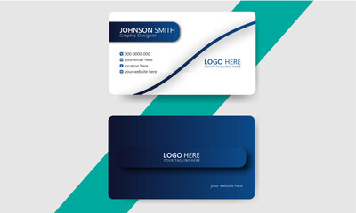 card design template, Business, An elegant and simple business card design template, Vector creative business card template with triangles, squares, round, waves for business, technology. Simple 