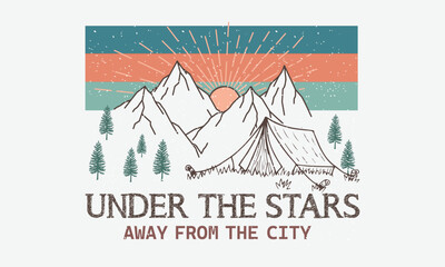 Retro Camping Sublimation Bundle