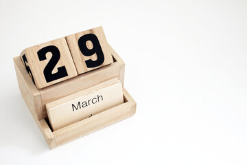 Twenty-ninth Of March Perpetual Calendar