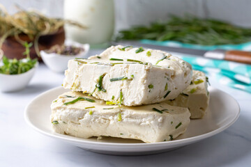 Herbed Cheese from Van Turkey. Turkish name; Van Otlu Peynir