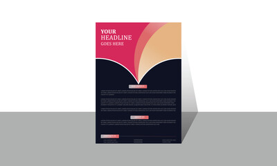 professional and simple design for flyer.
