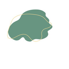 Aesthetic abstract doodle blob decoration