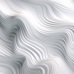 A modern, minimalistic design featuring an abstract wave pattern
