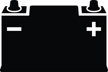 car battery icon trendy flat design