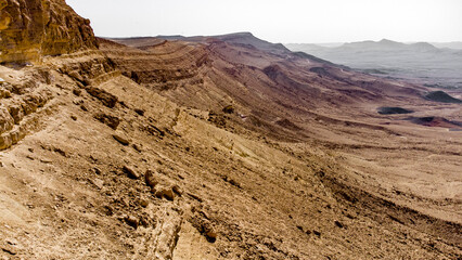 sand dunes in the Negev desert, Ramona, Israel