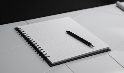 notebook and pen HD 8K wallpaper Stock Photography Photo Image