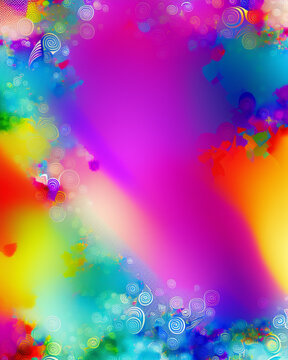 Captivating abstract background with vibrant colors