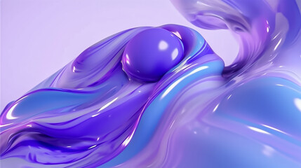 A purple and blue liquid background
