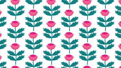 Seamless floral pattern  on a transparent background.Vector illustration. Can be used for wallpaper, pattern fills, web page background, fabric, surface textures, wrapping paper.