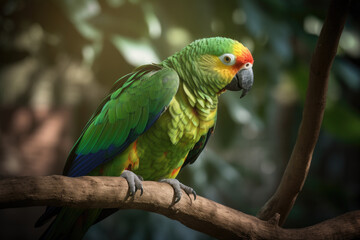 Naklejka premium Parrot, generative AI