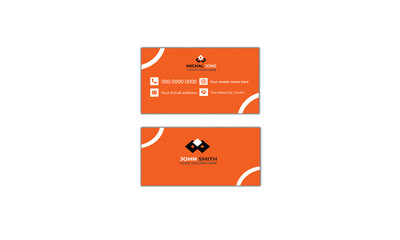 Creative Business Card Template,modern, presentation ,template, Vector, Design.