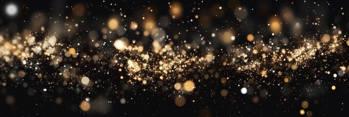 Abstract bokeh lights. Generative AI