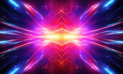 Obraz premium Colorful abstract electric fiery background by generative AI