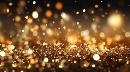 Abstract bokeh lights. Generative AI