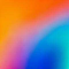 Fondo abstracto con suave difuminado de tonos naranja y azul