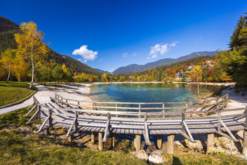Jasna pond near Kranjska Gora, Triglavski national park, Slovenia