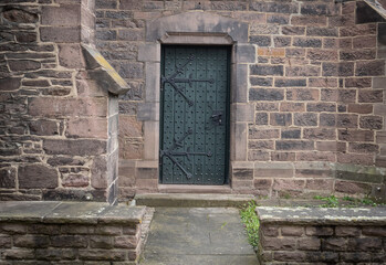 Fototapeta na wymiar The door of old church