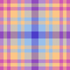 Tartan seamless check of vector texture textile with a background fabric plaid pattern.