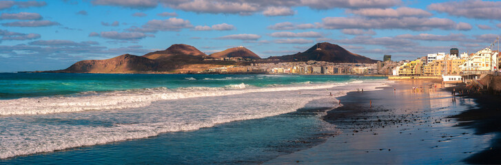 Panoramic View The Atlantic Ocean