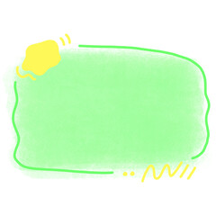 Cute chat boxes pastel color 