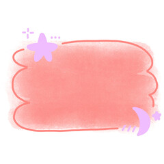 Cute chat boxes pastel color 