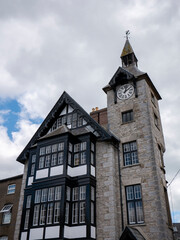 Obraz premium House with a clock tower, Irish architecture