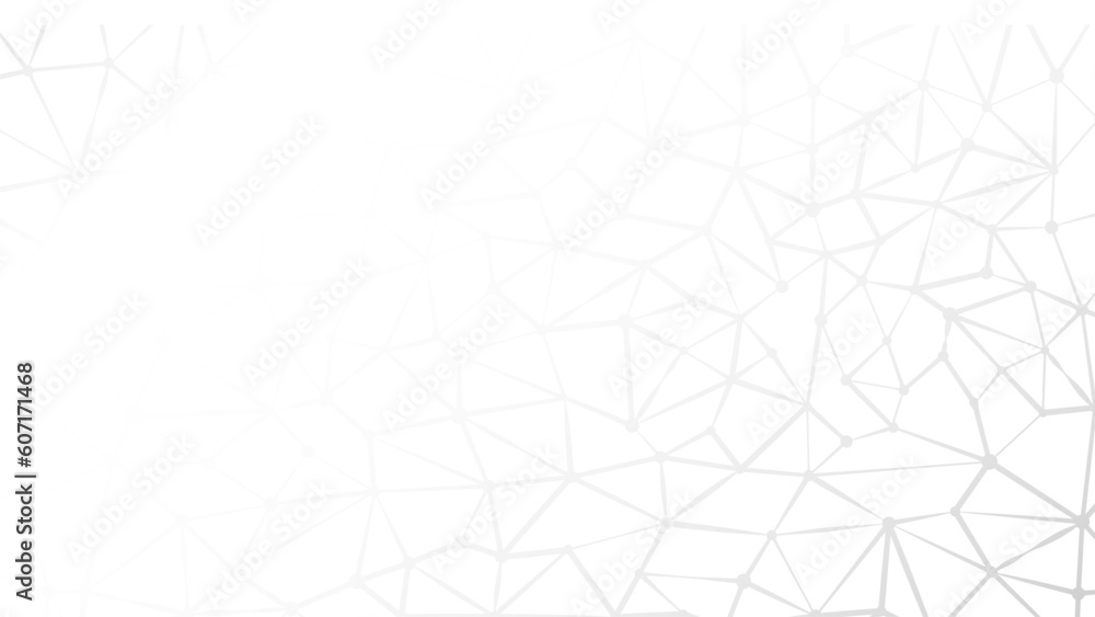 Wall mural abstract geometric background. plexus mesh backdrop. vector