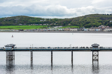 Fototapeta na wymiar Pier in Llandudno, Wales, United Kingdom