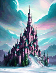 Enchanted Frozen Castle