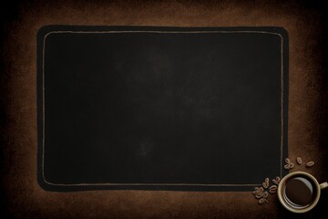 Fototapeta premium Empty picture frame with copy space for quotes, products, photos Generative AI