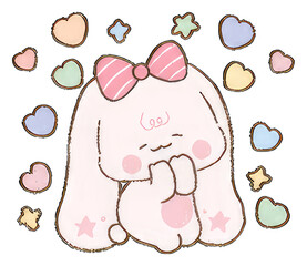 pink rabbit