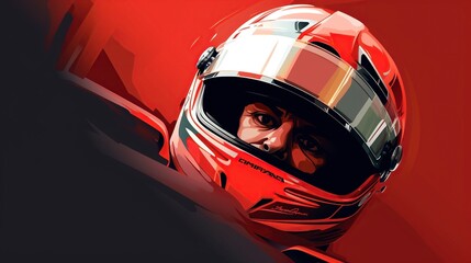 Formula 1 Drivers, Generative AI, Illustration