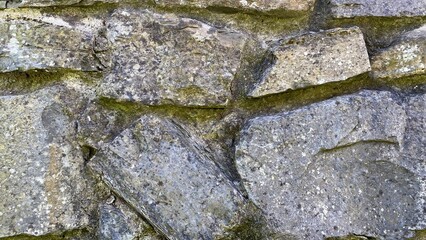 Stone wall texture background .