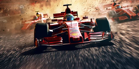 Fotobehang Formule 1 F1, Formula Car, Generative AI