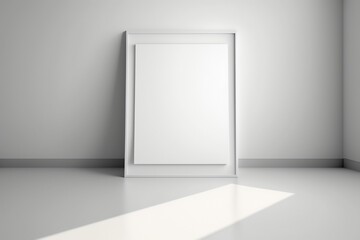 Empty picture frame with copy space for quotes, products, photos Generative AI