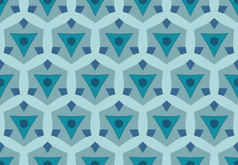 seamless contemporary batik pattern