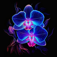 AI orchid flower 
