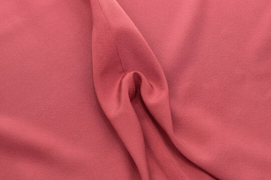 Female genital organs, vulva, vagina, delicate pink fabric sculpture,  artistic depiction of feminine forms