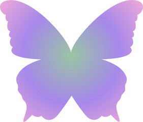 gradient butterfly y2k