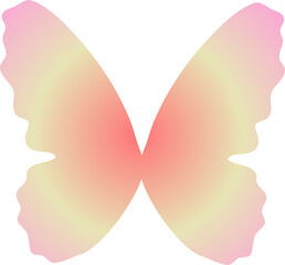 gradient butterfly y2k