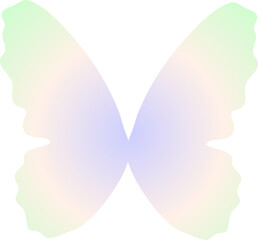 gradient butterfly y2k