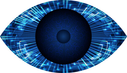 eye cyber circuit future technology