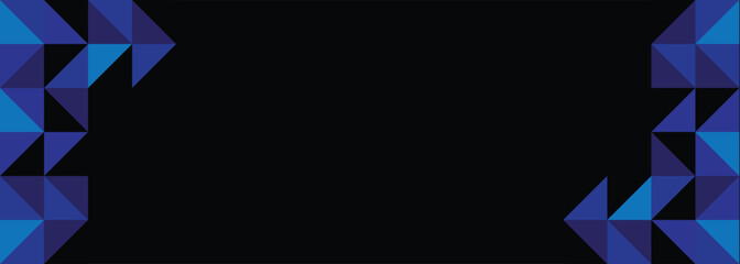 Abstract blue background, social media template, linked in banner 